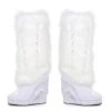 Fur Light Up Knee High Platform Boot 2 Fur Light Up Knee High Platform Boot -Be Wicked 455 HAPPY