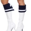 Navy Blue Sailor Boot Cuffs -Be Wicked 4580B