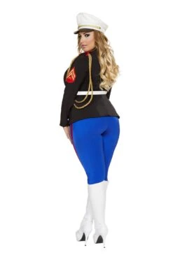 Sexy Marine Corporal Costume -Be Wicked 4701 Plus Back