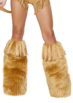 Leg Warmer With Fringe