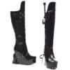 4.5 Heel Knee Boot With Whip 2 4.5 Heel Knee Boot With Whip -Be Wicked 475 Sadie