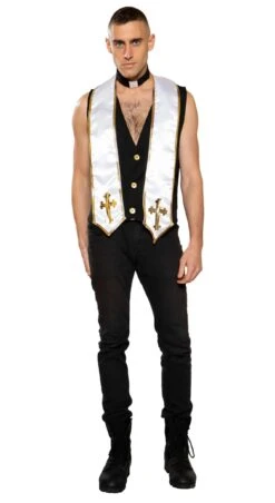 Mens Priest Costume Costume