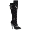 5 Heel Knee Boot 2 5 Heel Knee Boot -Be Wicked 511 GWEN BLK