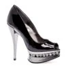 6 Metallic Heel W/ Rhinestone In Platform -Be Wicked 527 DESIREE 20BLACK 20PATENT