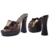 5 Heel With Camo Fabric And Faux Bullet Décor 1 5 Heel With Camo Fabric And Faux Bullet Décor -Be Wicked 557 Army