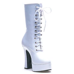 5.5 Heel Ankle Boot W/Inner Zipper 11 5.5 Heel Ankle Boot W/Inner Zipper -Be Wicked 557 Dolly whtp