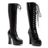 5 Heel Stretch Knee Boot With Innerzipper 2 5 Heel Stretch Knee Boot With Innerzipper -Be Wicked 557 GINA