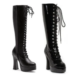 5 Heel Stretch Knee Boot With Innerzipper