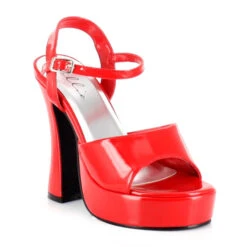 5 Chunky Heel Sandal 8 5 Chunky Heel Sandal -Be Wicked 557 LEA RED