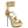 5 Metallic Stiletto Heel Platform Sandal 2 5 Metallic Stiletto Heel Platform Sandal -Be Wicked 567 PETRA