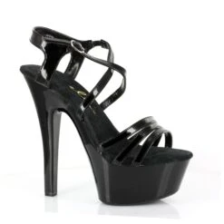 6 Heel Strappy Sandal 7 6 Heel Strappy Sandal -Be Wicked 601 Dreamer blk