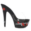 6 TATTOO PRINT MULE -Be Wicked 608 PASSION clrb
