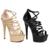 6 Heel W/Multiple Straps 2 6 Heel W/Multiple Straps -Be Wicked 609 AURORE