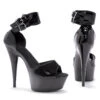 6 PEEPTOE PLATFORM WITH DOUBLE STRAP CUFF DETAIL 1 6 PEEPTOE PLATFORM WITH DOUBLE STRAP CUFF DETAIL -Be Wicked 609 Aliya