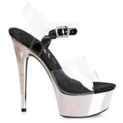 6 HEEL POINTED STILETTO SANDAL 7 6 HEEL POINTED STILETTO SANDAL -Be Wicked 609 Christy clr