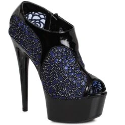 6 Mesh Rhinestone Booty -Be Wicked 609 RAYNA blue