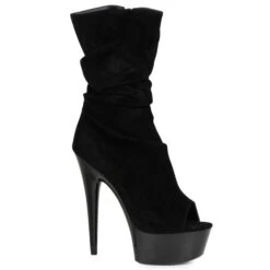 6 Microfiber Slouch Ankle Boot 8 6 Microfiber Slouch Ankle Boot -Be Wicked 609 SCRUNCH BLK