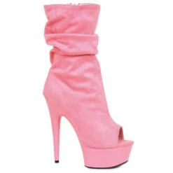 6 Microfiber Slouch Ankle Boot 7 6 Microfiber Slouch Ankle Boot -Be Wicked 609 SCRUNCH nPNK