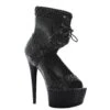 6 Multi Buckle Quilted Stiletto W/ 2 Platform 1 6 Multi Buckle Quilted Stiletto W/ 2 Platform -Be Wicked 609 VIPER BLK