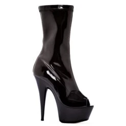 6 Peep Toe Calf Boot 6 6 Peep Toe Calf Boot -Be Wicked 609 Vanna blk