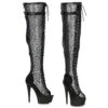 6 Heel LEOPARD THIGH HIGH BOOT 2 6 Heel LEOPARD THIGH HIGH BOOT -Be Wicked 609 Yasmin blk