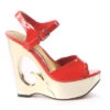 6 Wedge Heel Sandal 2 6 Wedge Heel Sandal -Be Wicked 621 Moscow red