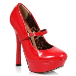 6 Fetish Pump 9 6 Fetish Pump -Be Wicked 633 PAYTON red