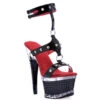 6 TEXTURED PLATFORM AND HEEL 1 6 TEXTURED PLATFORM AND HEEL -Be Wicked 649 Rocker blk