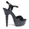 6 Spherical Heel Sandal 1 6 Spherical Heel Sandal -Be Wicked 671 Juliet blk