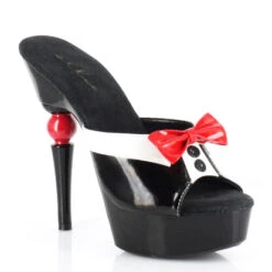 6 Heel Tux Mule 6 6 Heel Tux Mule -Be Wicked 673 Tux blkr