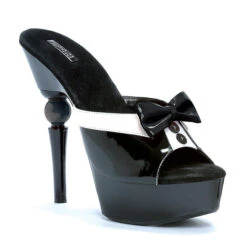 6 Heel Tux Mule 7 6 Heel Tux Mule -Be Wicked 673 Tux blkw
