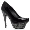 6 Heel Pump Lava Textured Platform 1 6 Heel Pump Lava Textured Platform -Be Wicked 688 Nora blk