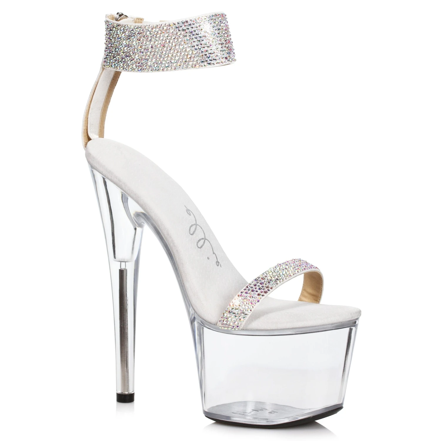 7 Stiletto With Rhinestone Strap 5 7 Stiletto With Rhinestone Strap - Image 3