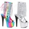 7 Platform Heel W/Fringe Light Up