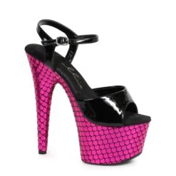 7 STILETTO W/ PLATFORM -Be Wicked 709 MARINA fush