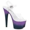 7 Pointed Stiletto Sandal With Ombre Platform 1 7 Pointed Stiletto Sandal With Ombre Platform -Be Wicked 709 SHOW CLR