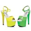 7 Neon Stiletto Sandal 2 7 Neon Stiletto Sandal -Be Wicked 709 SOLARIS