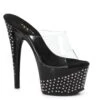 7 Pointed Stiletto Mule With Glitter Dots Platform 2 7 Pointed Stiletto Mule With Glitter Dots Platform -Be Wicked 709 Sandy blk