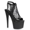 7 Peeptoe Leopard Bootie -Be Wicked 709 Willa blk
