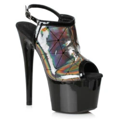 7 HOLOGRAPHIC SANDAL -Be Wicked 709 ZION PEWT