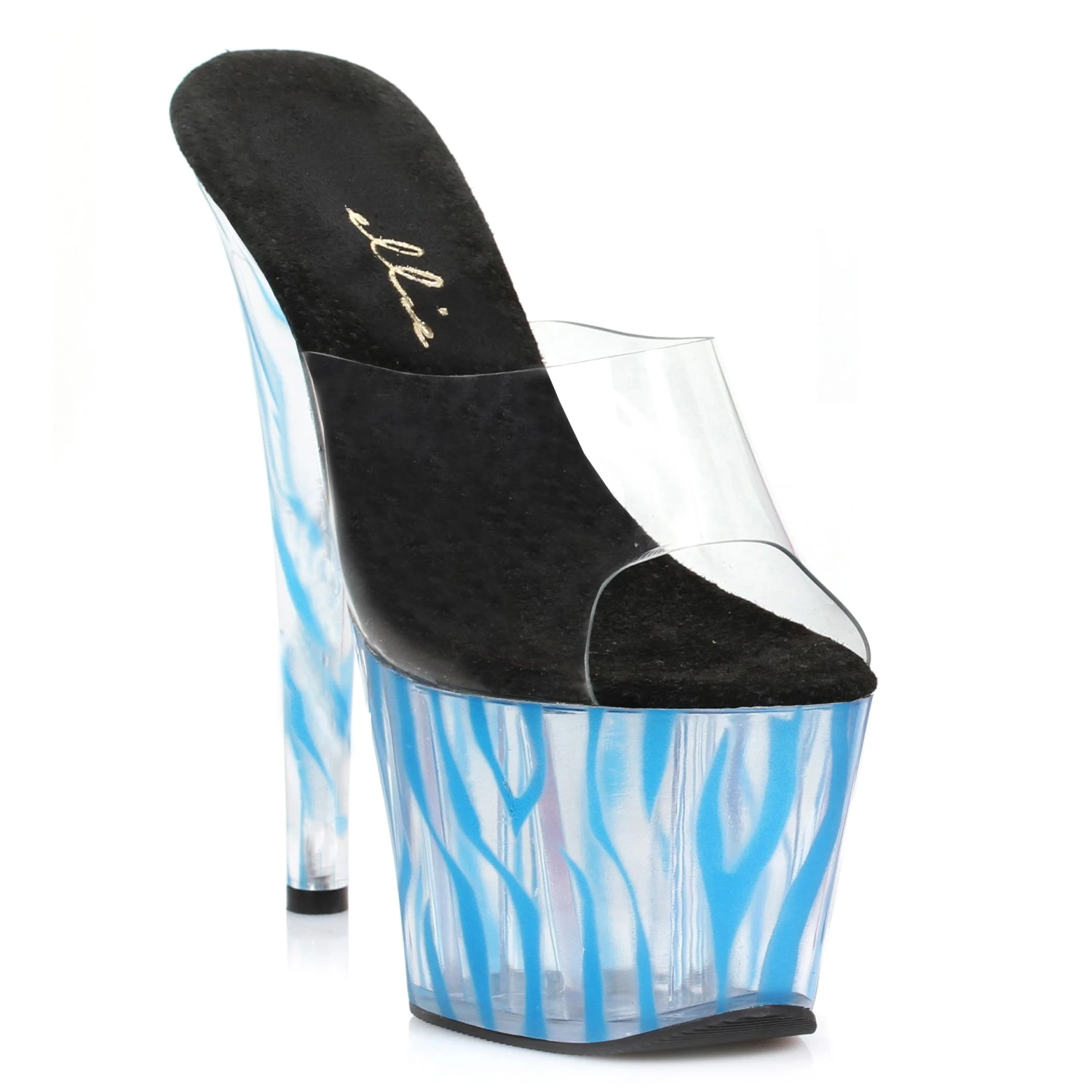 7 Inch Mule With Blacklight Zebra Pattern 8 7 Inch Mule With Blacklight Zebra Pattern - Image 6