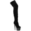7 CRUSHED VELVET THIGH HIGH BOOT 1 7 CRUSHED VELVET THIGH HIGH BOOT -Be Wicked 709 Zoey Blk