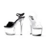7 Heel Clear Bottom Sandal 1 7 Heel Clear Bottom Sandal -Be Wicked 711 FLIRT C