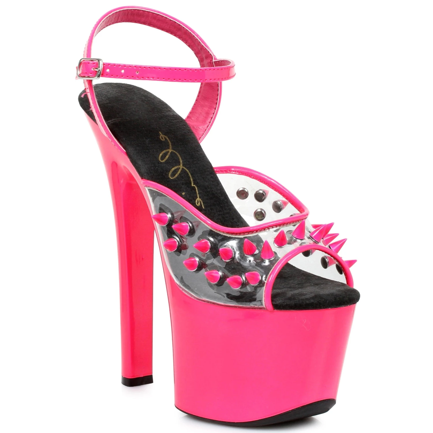 7 Heel Neon Platform Blacklight Reactive Spikes 4 7 Heel Neon Platform Blacklight Reactive Spikes - Image 2