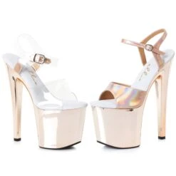 8 Stiletto W Rose Gold Platform