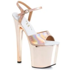 8 Stiletto W Rose Gold Platform 9 8 Stiletto W Rose Gold Platform -Be Wicked 821 BRIA gld