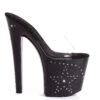 8 HeelSandal -Be Wicked 821 STAR BLK