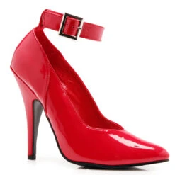 5 Heel Pump With Ankle Strap 9 5 Heel Pump With Ankle Strap -Be Wicked 8221 red