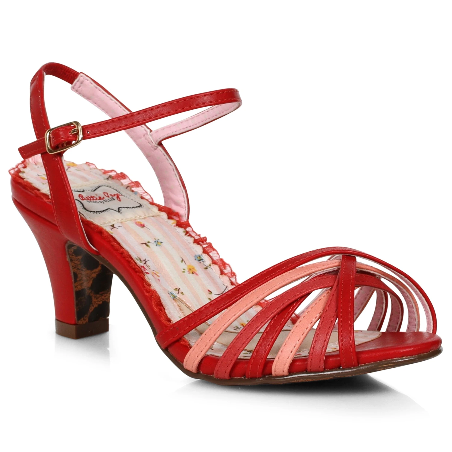 Tri Toned Strappy Sandal 5 Tri Toned Strappy Sandal - Image 3