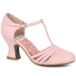 T Strap Ankle Shoe 8 T Strap Ankle Shoe -Be Wicked BP254 LUCY PNK